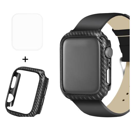 Foto - Capac + folie de protecție pentru Apple Watch 40mm