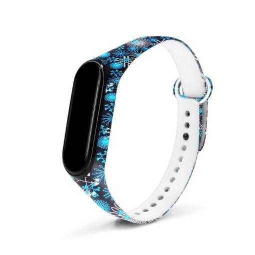 Foto - Brățară pentru Xiaomi Mi Band 5, Mi Band 6 și Amazfit Band 5 - Camo geometric