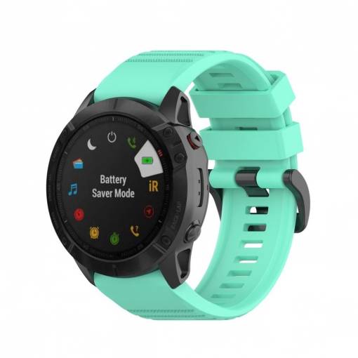 Foto - eses Brățară sportivă din silicon pentru Garmin - Verde mentă, QuickFit 26 mm