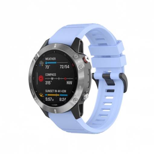 Foto - eses Brățară sportivă din silicon pentru Garmin - Lila deschisă, QuickFit 22 mm