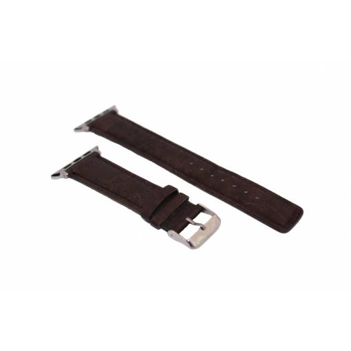 Foto - eses Brățară din plută pentru Apple Watch - Maro închis 38mm, 40mm, 41mm