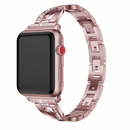 Foto - brățara elegantă pentru Apple Watch - Roz 38mm, 40mm, 41mm