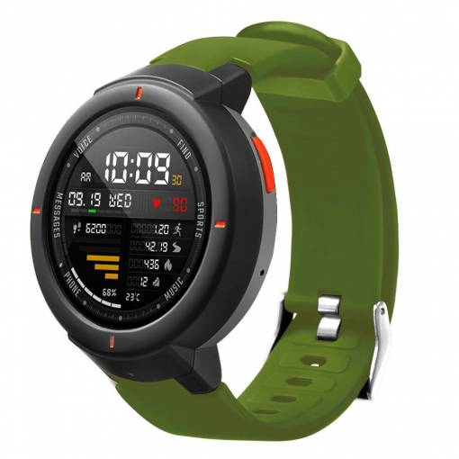 Foto - Curea din silicon eses pentru Xiaomi Amazfit Verge - Verde Inchis