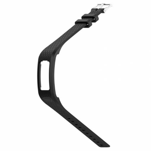 Foto - eses Curea din silicon pentru Garmin Vivofit 1 și 2 - Neagră