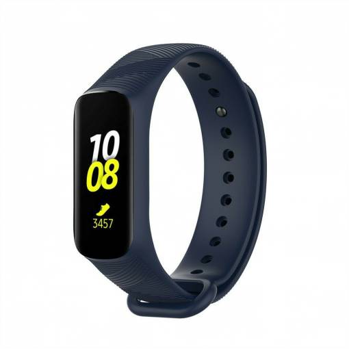 Foto - Curea din silicon eses pentru Samsung Galaxy Fit E - Albastru Inchis