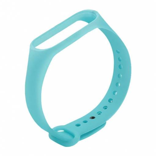 Foto - eses Náramek pro Xiaomi Mi Band 3 a Xiaomi Mi Band 4 - Fluorescenční modrý