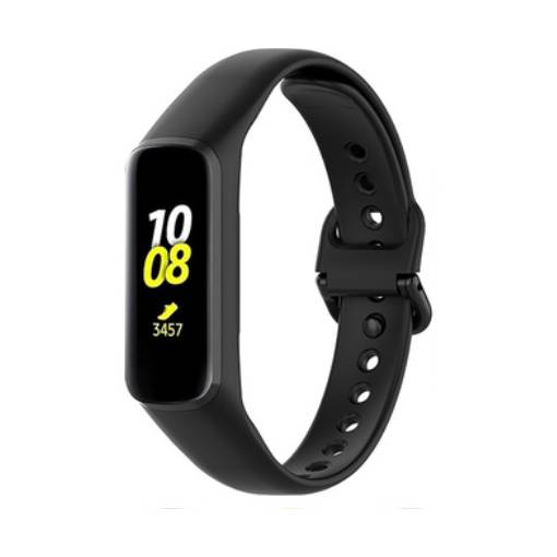 Foto - Curea din silicon eses pentru Samsung Galaxy Fit 2 - Negru