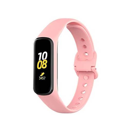Foto - Curea din silicon eses pentru Samsung Galaxy Fit 2 - Roz deschis