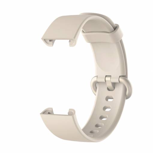 Foto - Curea din silicon eses pentru Xiaomi Mi Watch Lite - Bej
