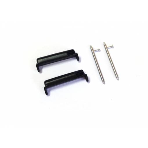 Foto - Conector eses pentru Fitbit Versa 1, 2 și Lite - Negru, 2 buc