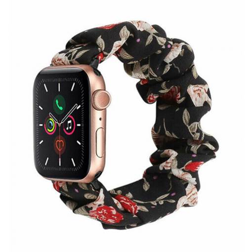 Foto - eses Curea elastică pentru Apple Watch - Cu model, trandafir 42 mm, 44 mm, 45 mm, 49 mm