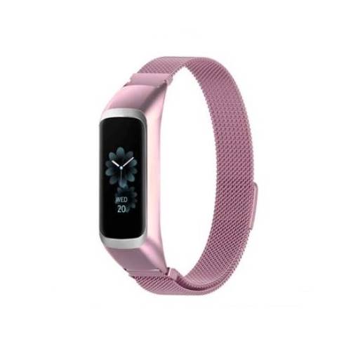 Foto - eses Milanese Loop pentru Samsung Galaxy Fit 2 - Roz