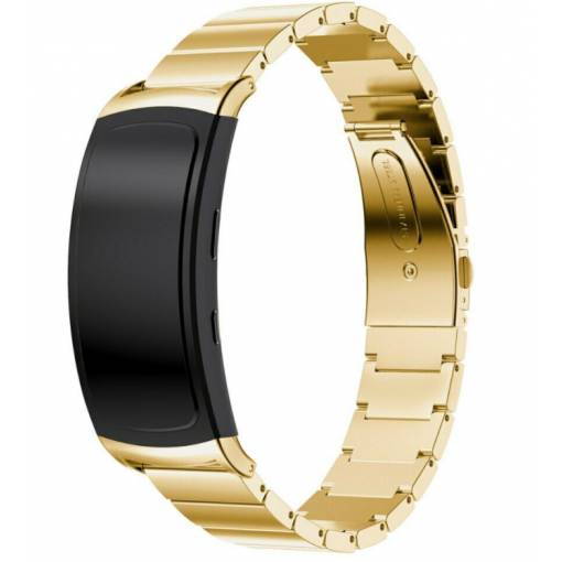 Foto - Curea metalică eses pentru Samsung Gear Fit 2 - Aur