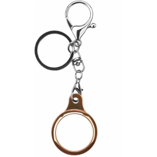 Foto - Husa si breloc eses AirTag TPU - Aur roz