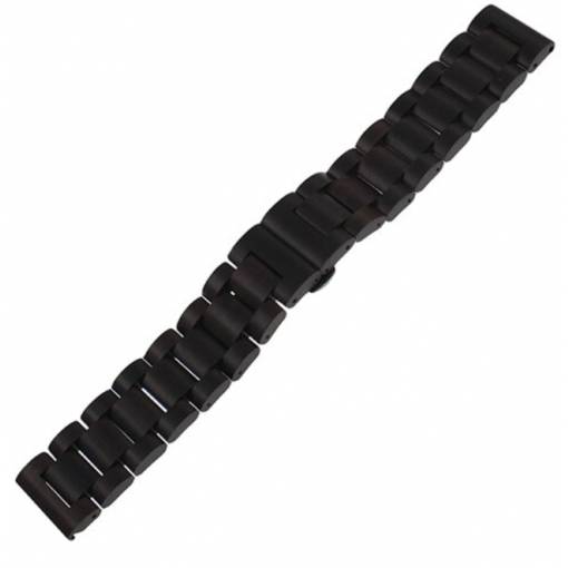Foto - eses Curea din lemn - Neagra, 20 mm
